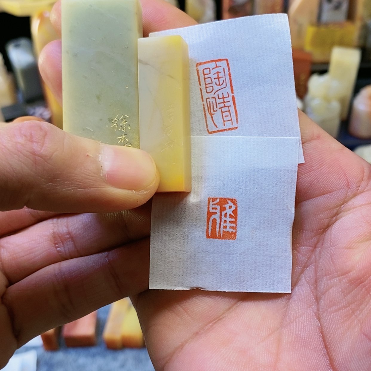 【闪购商品】青田石印石徐杰：陶情➕悟石：雅