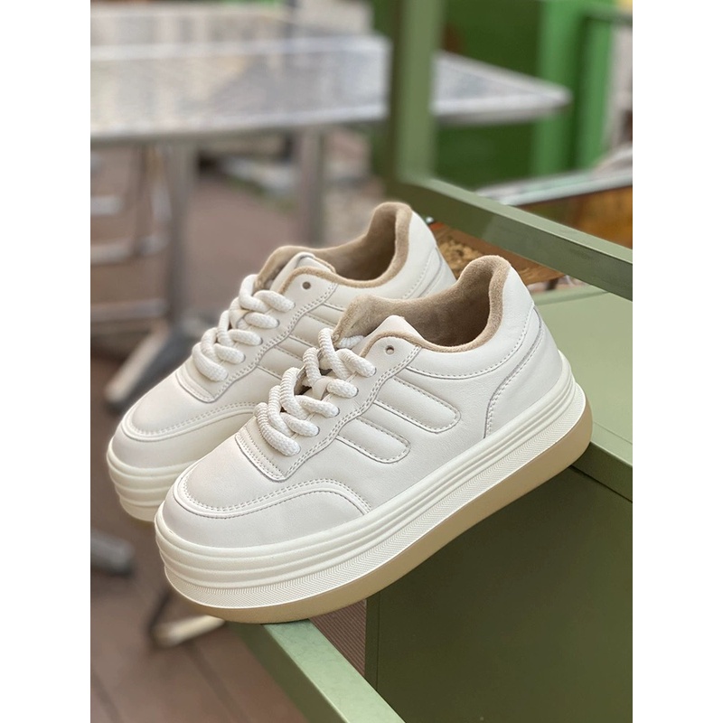 2023秋冬新款加绒厚底百搭熊猫面包鞋时尚休闲百523057cr