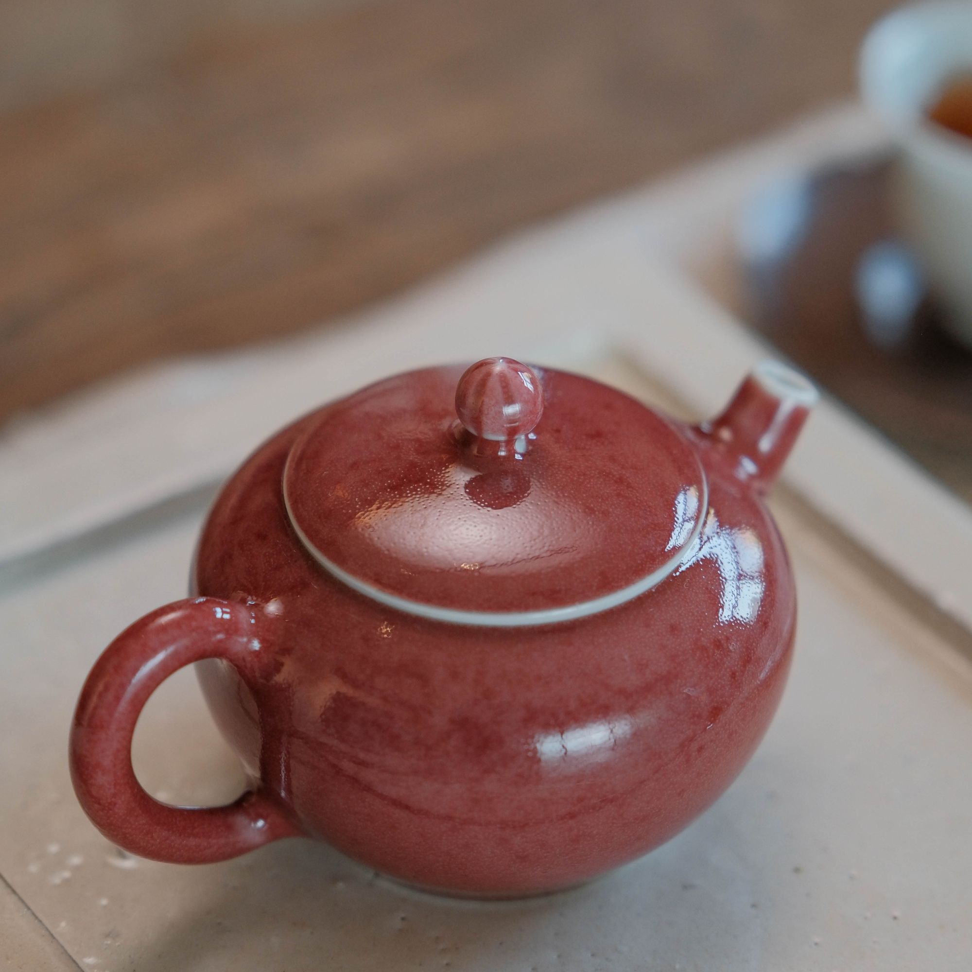 陆老师 宋式莲瓣纹壶100ml