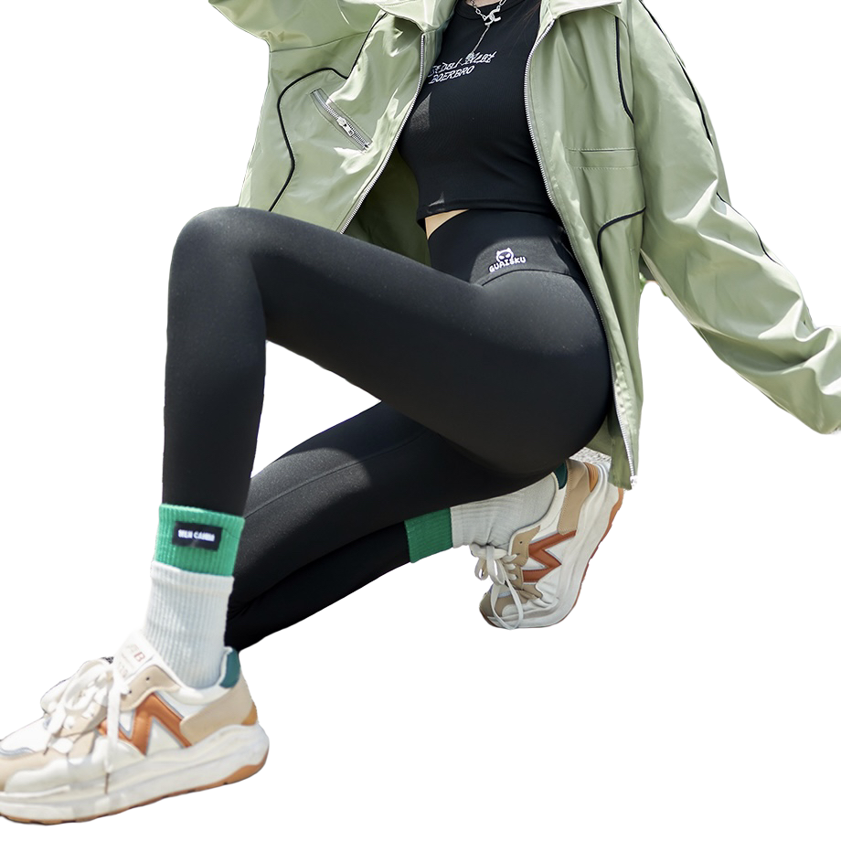 【6610绒-10.0】加厚绒鲨鱼芭比裤显瘦紧身高腰打底裤弹力运动