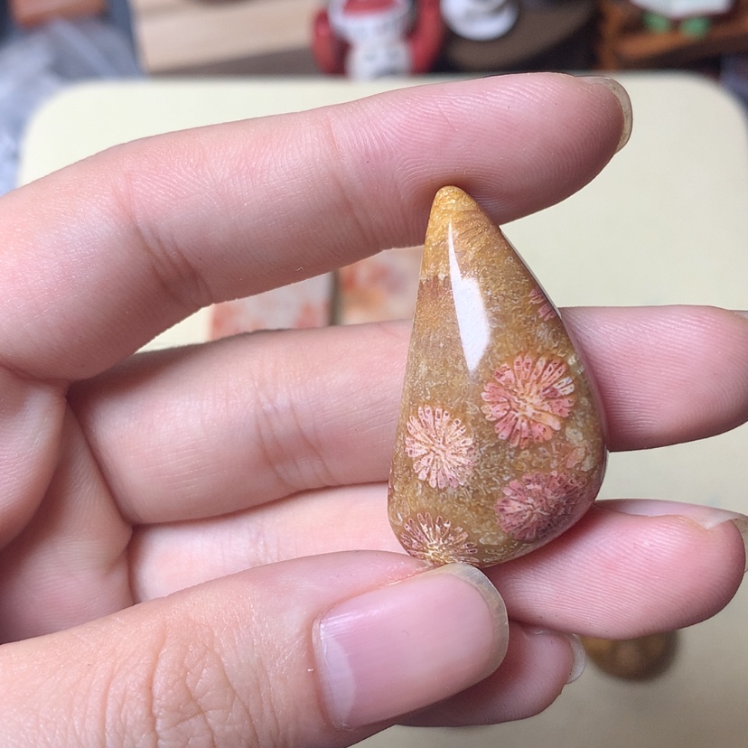 【闪购商品】硅化珊瑚（珊瑚玉）吊坠(不含链)未镶嵌L***a