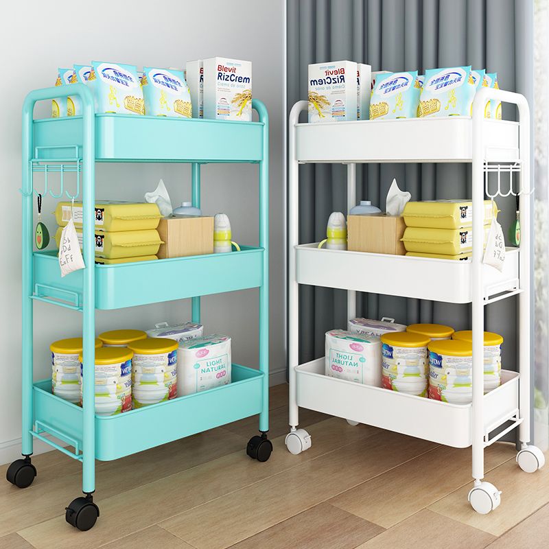 【小杨直发】移动小推车置物架落地卧室婴儿多层浴室厨房夹缝零食