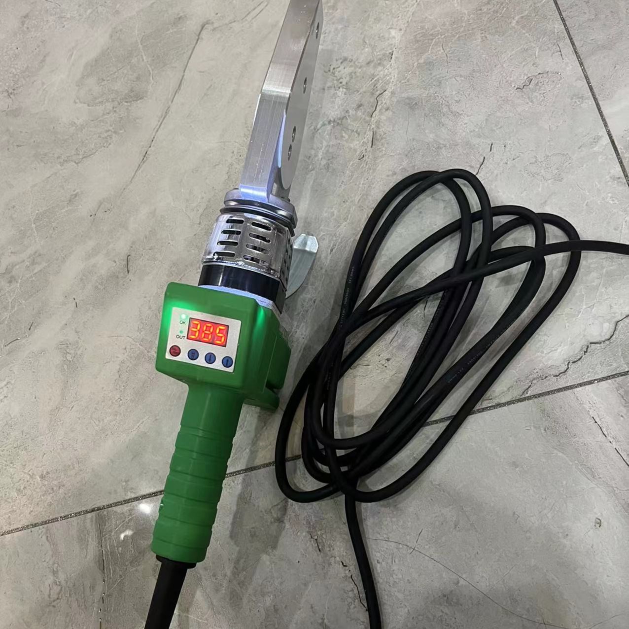 热熔机1800瓦63机器带灯款防烫线高温385度PE焊机PPR热熔器