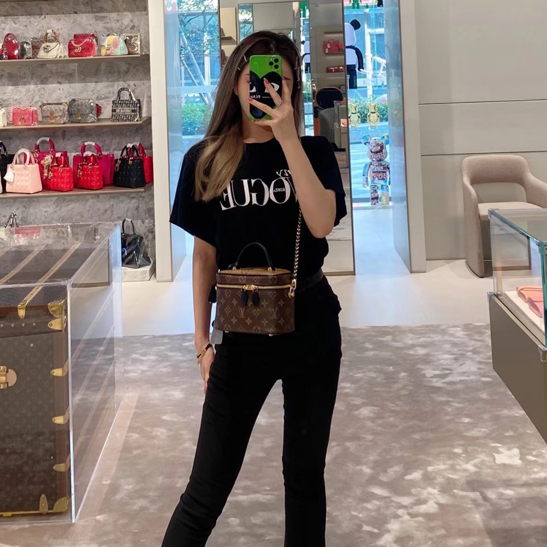 95新 LouisVuitton/路易威登 拼色化妆盒子芯片款全原