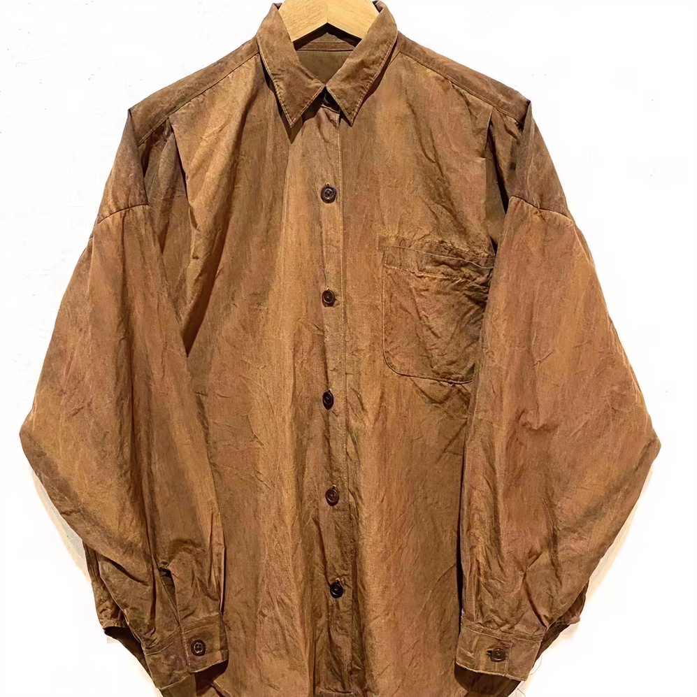 左岸迷香衬衣长款百搭短衬衫1017