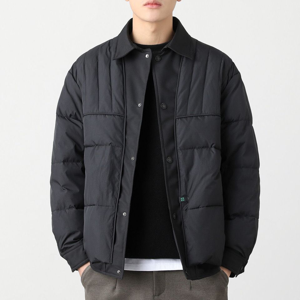 轻薄羽绒服男士潮流帅气2023秋冬季新款保暖外套青年休闲百搭男装