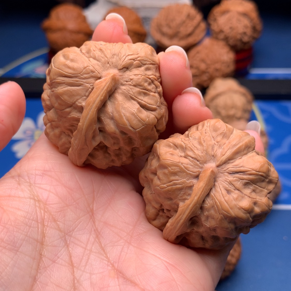【闪购商品】文玩核桃吊坠?**爷蛙一帆风顺40赤