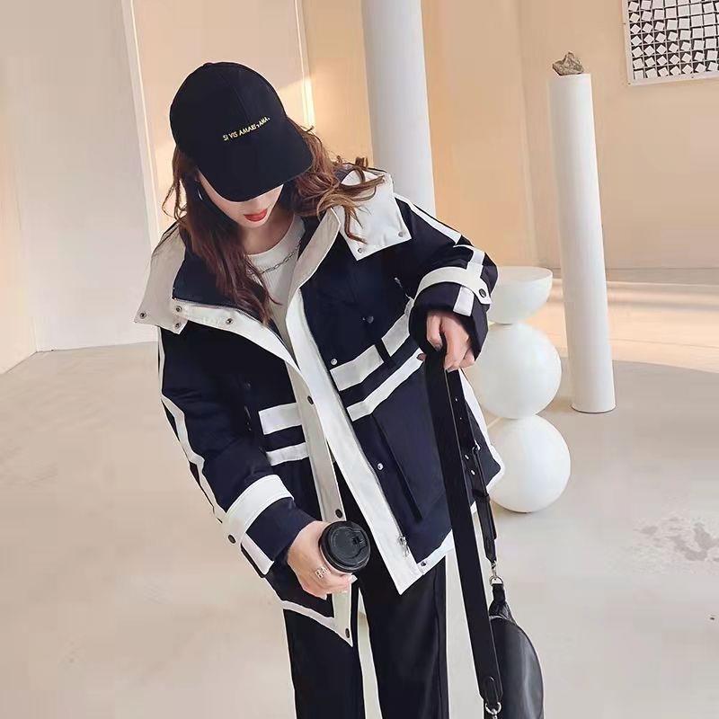 波司登羽绒服女2023新款工装爆款白鸭绒宽松显瘦加厚韩版学生时尚