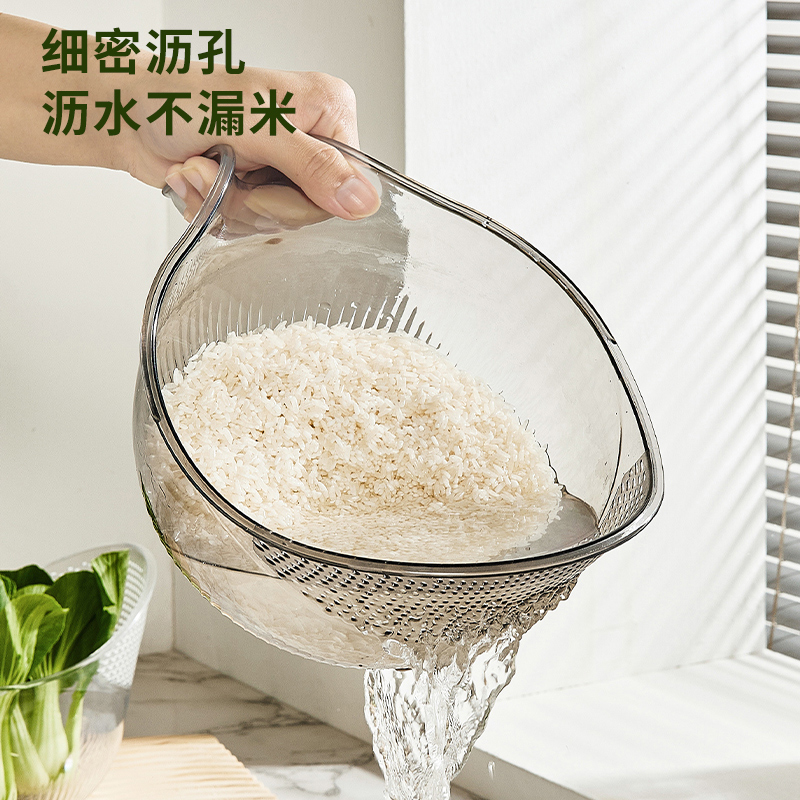带手柄淘米盆洗菜篮子厨房沥水篮洗菜盆洗菜沥水洗菜洗水果沥水篮