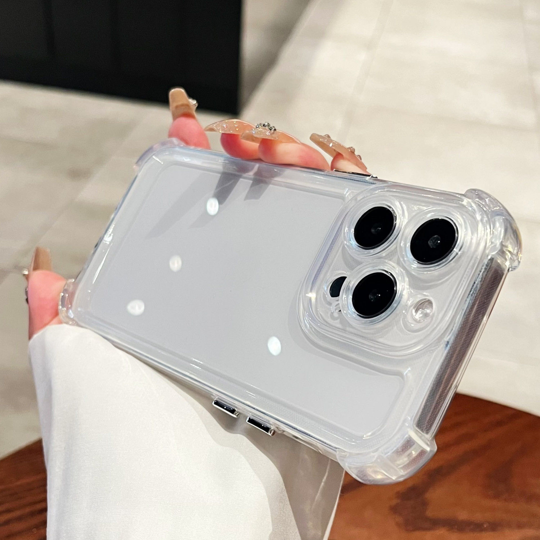加厚气囊四角防摔苹果15promax手机壳14/12pro保护套11软XS透明8P