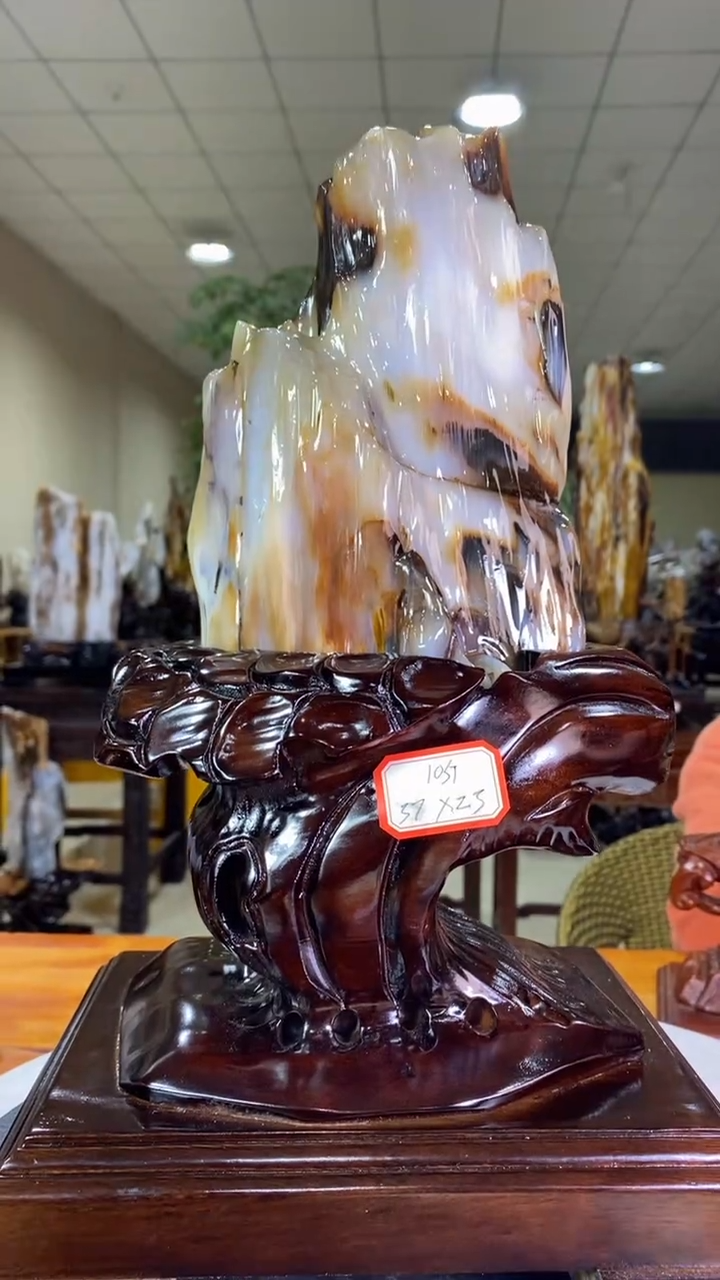 【闪购商品】硅化玉珠宝奇石未镶嵌1