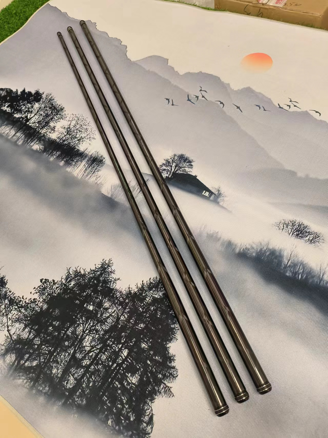 超轻小综合鱼竿5h28调裸素黑棍