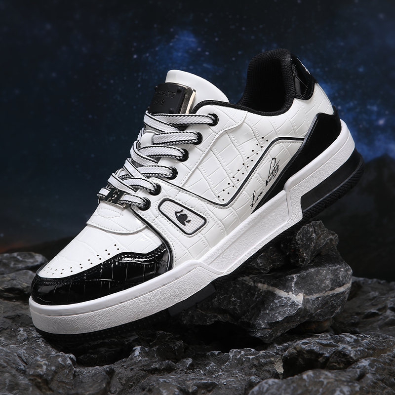 夏季轻奢l小众流行熊猫黑白配色时尚百搭休闲潮鞋-P001