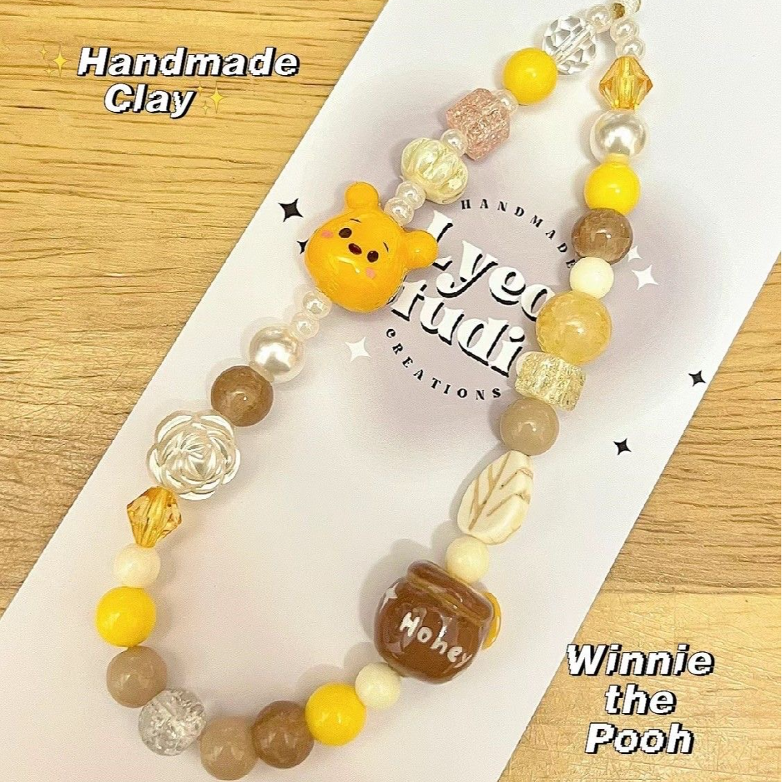 原创卡通迪士尼总动员手机链ccd挂绳相机挂饰可爱维尼熊钥匙扣