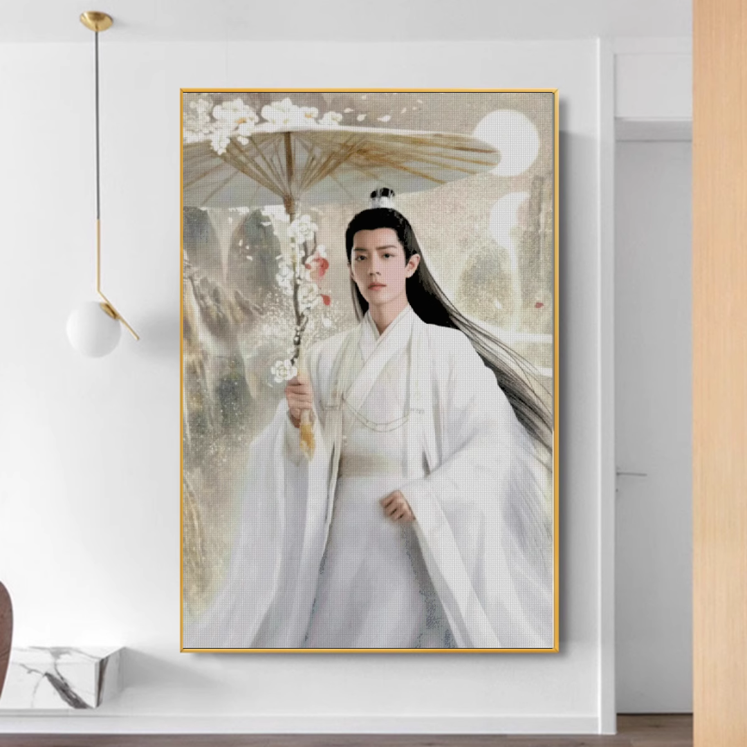 【ZZ4170-落凡尘】十字绣2023新款明星人物手工刺绣简单绣自己线