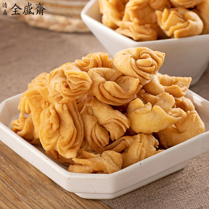 陕西西安回民街全盛斋清真糕点蛋巧传统办公室小吃追剧零食袋装