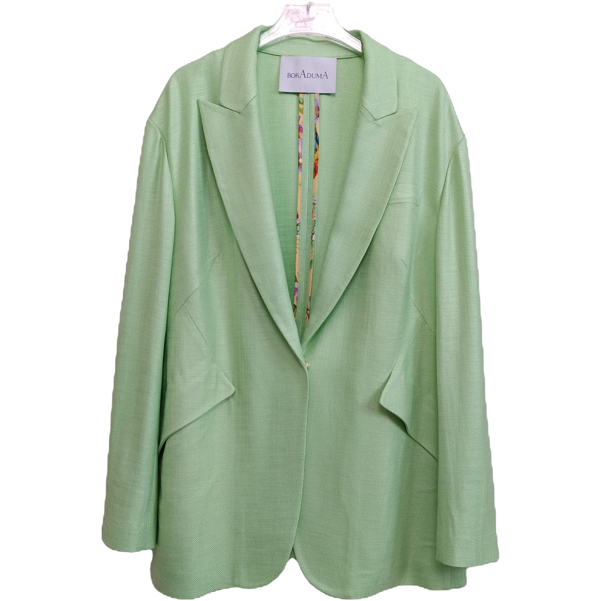 苹果绿西服套装性感时尚百搭欧美复古