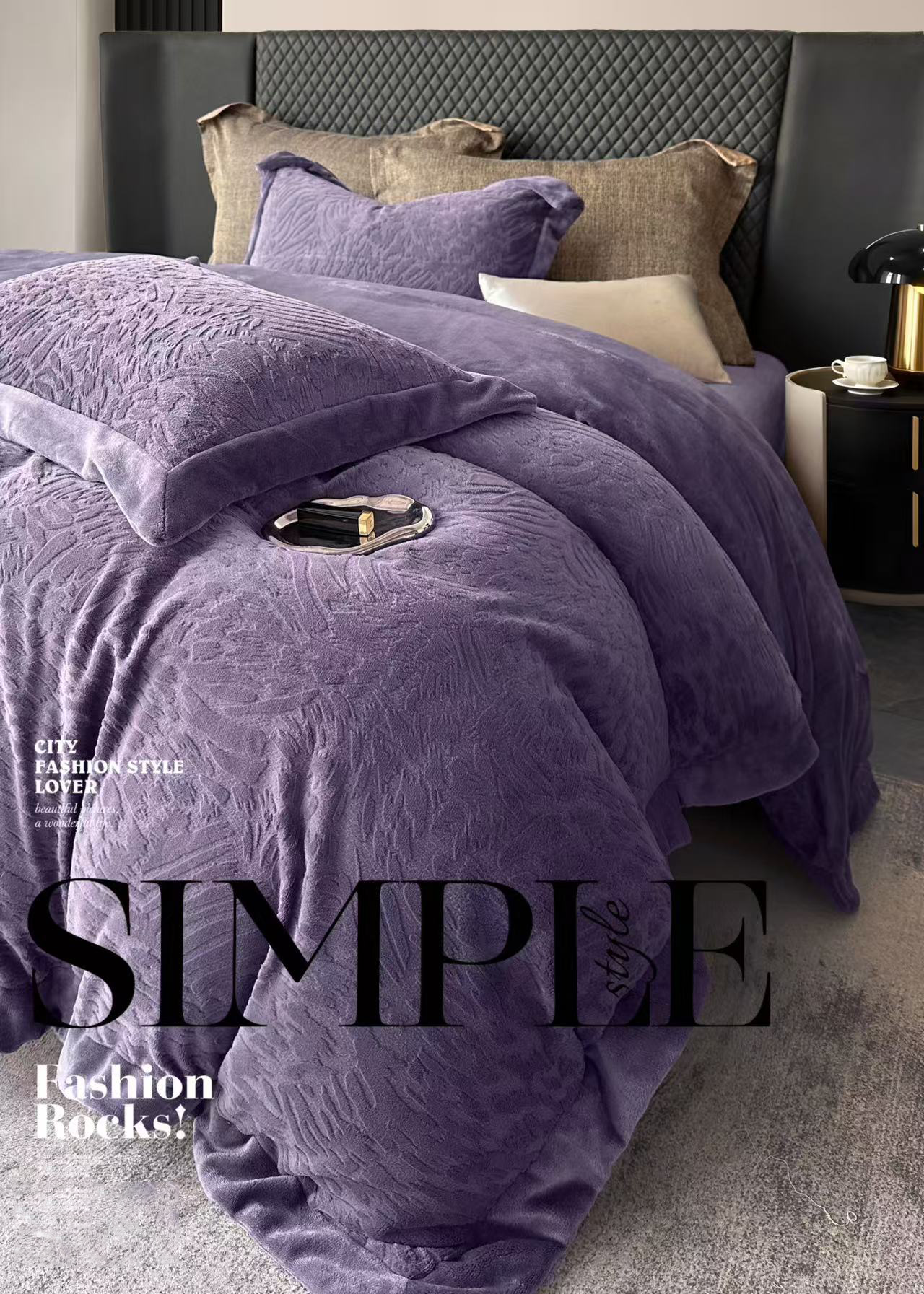 【安利家居】豹纹 秋冬全消光加厚牛奶绒四件套床上用品套件四件套