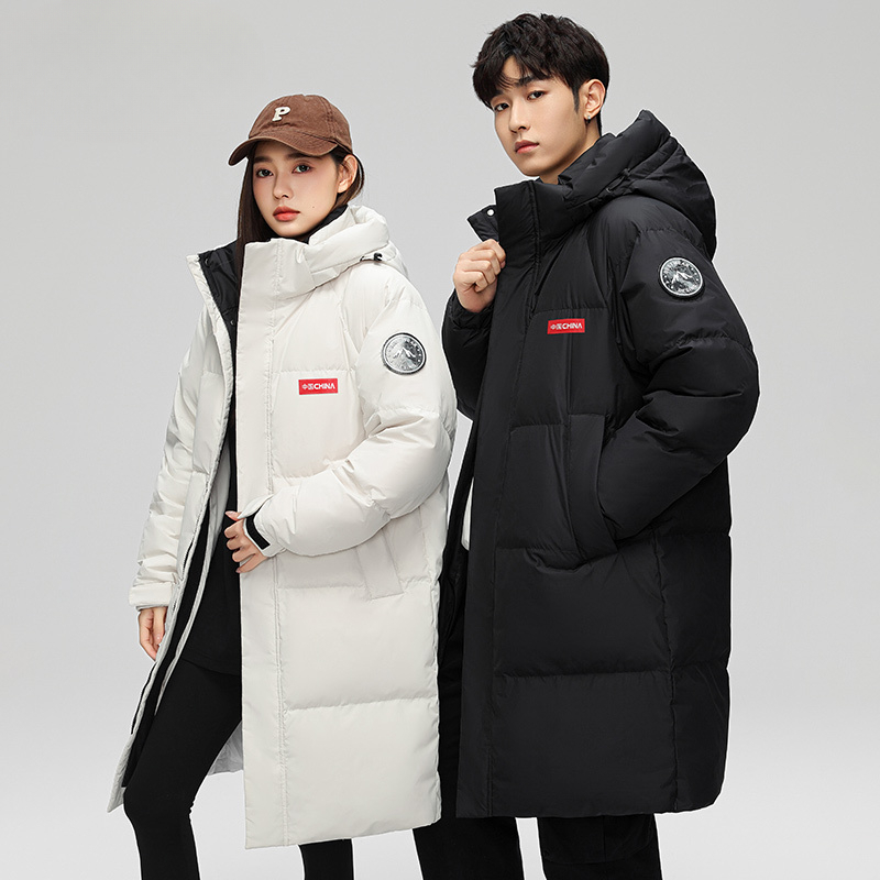 高品质防寒服情侣中长款2025年冬季新款加厚男女潮流冬天外套保暖