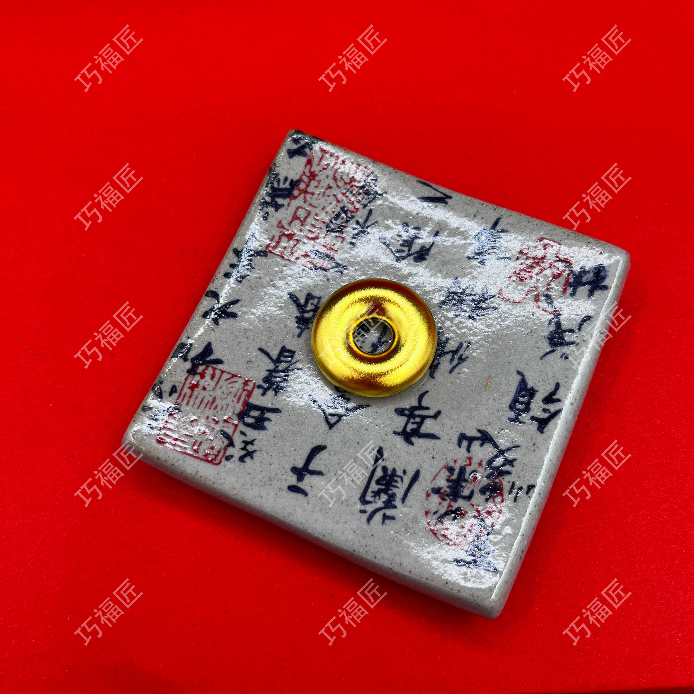 吊坠足银 平安喜乐扣吊坠 包银复古精美时尚