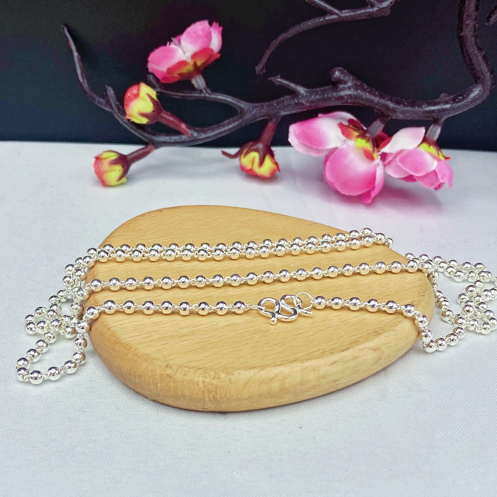 链子足银 足银毛衣链项链5002-70厘米-长链