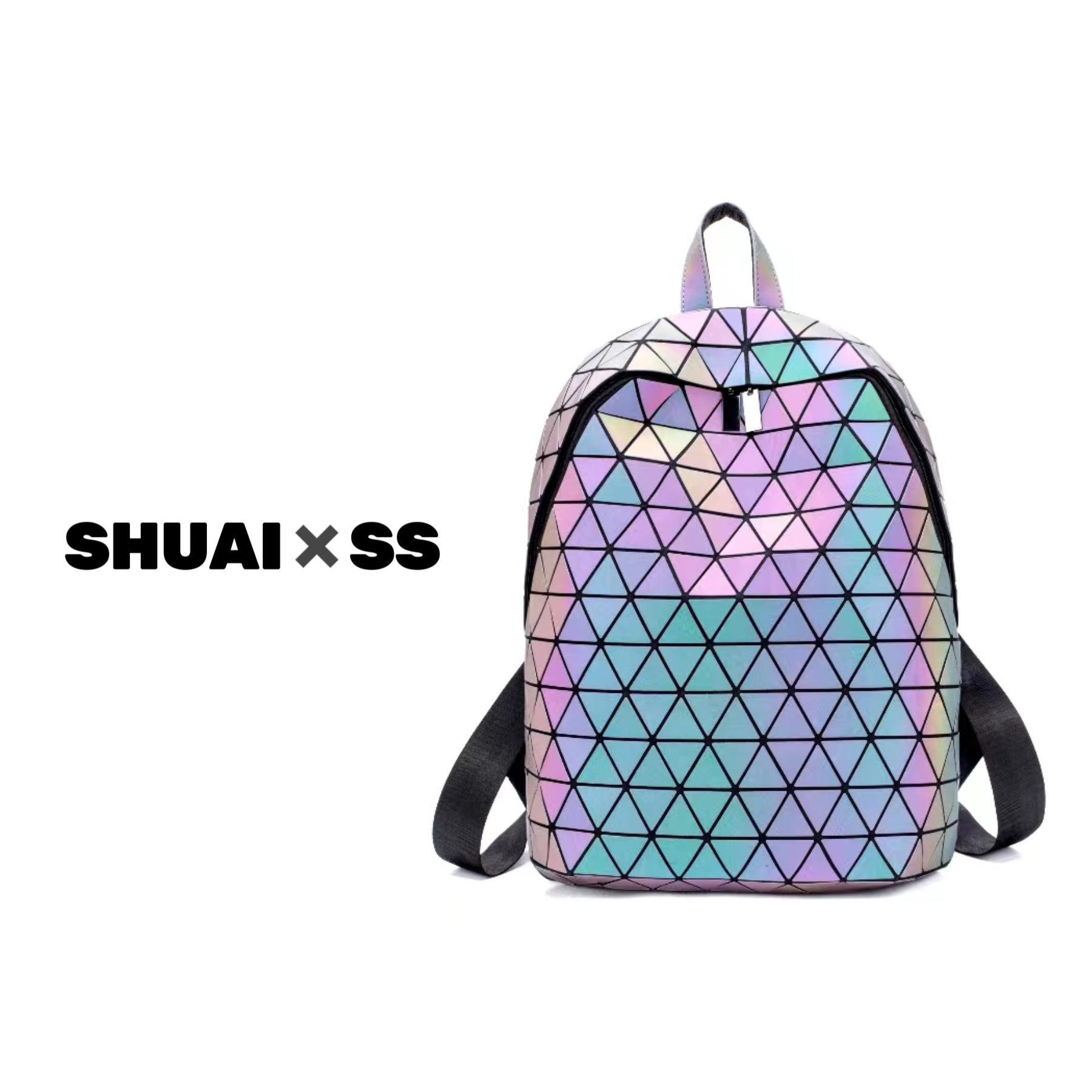 【3S】菱格轻便大容量宅款双肩包