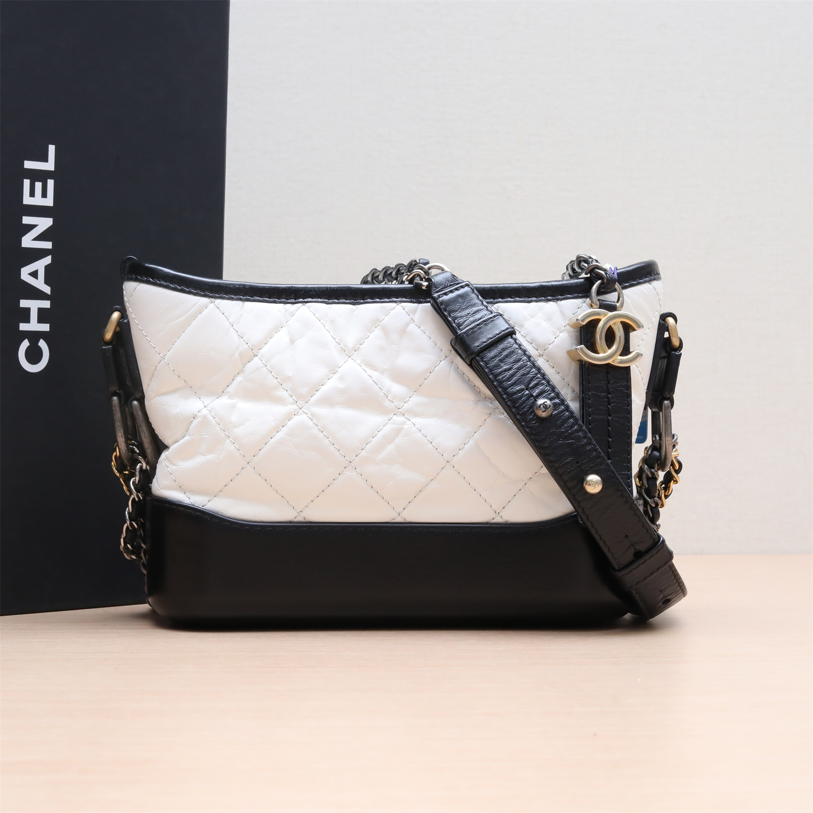 95新 Chanel/香奈儿 【精选】流浪包小号20cm 白 25开 P233709526