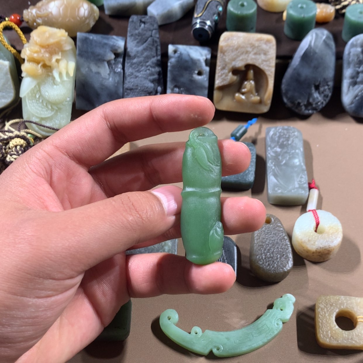 【闪购商品】和田玉颈饰未镶嵌深**白