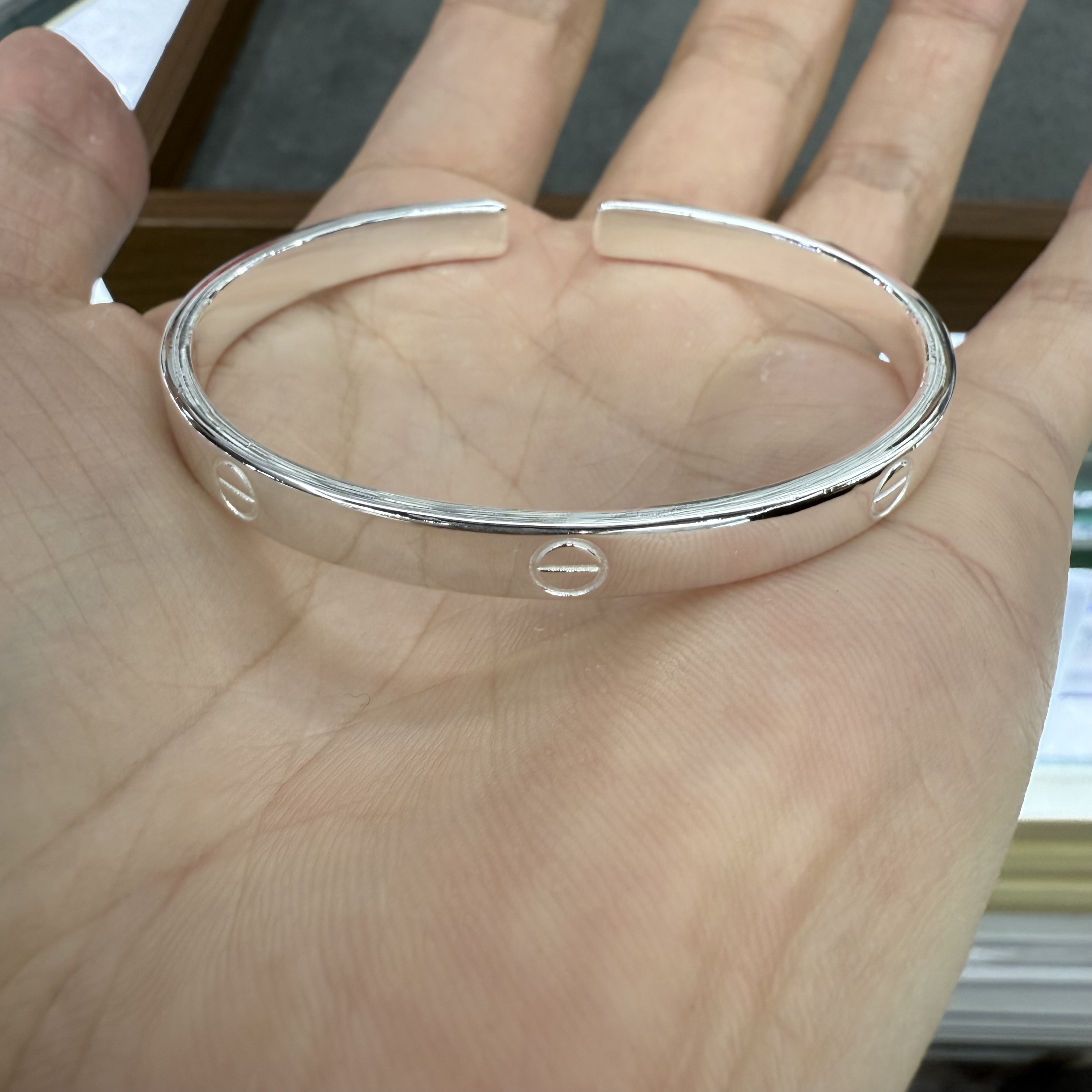 足银手镯 足银手镯一个-2450