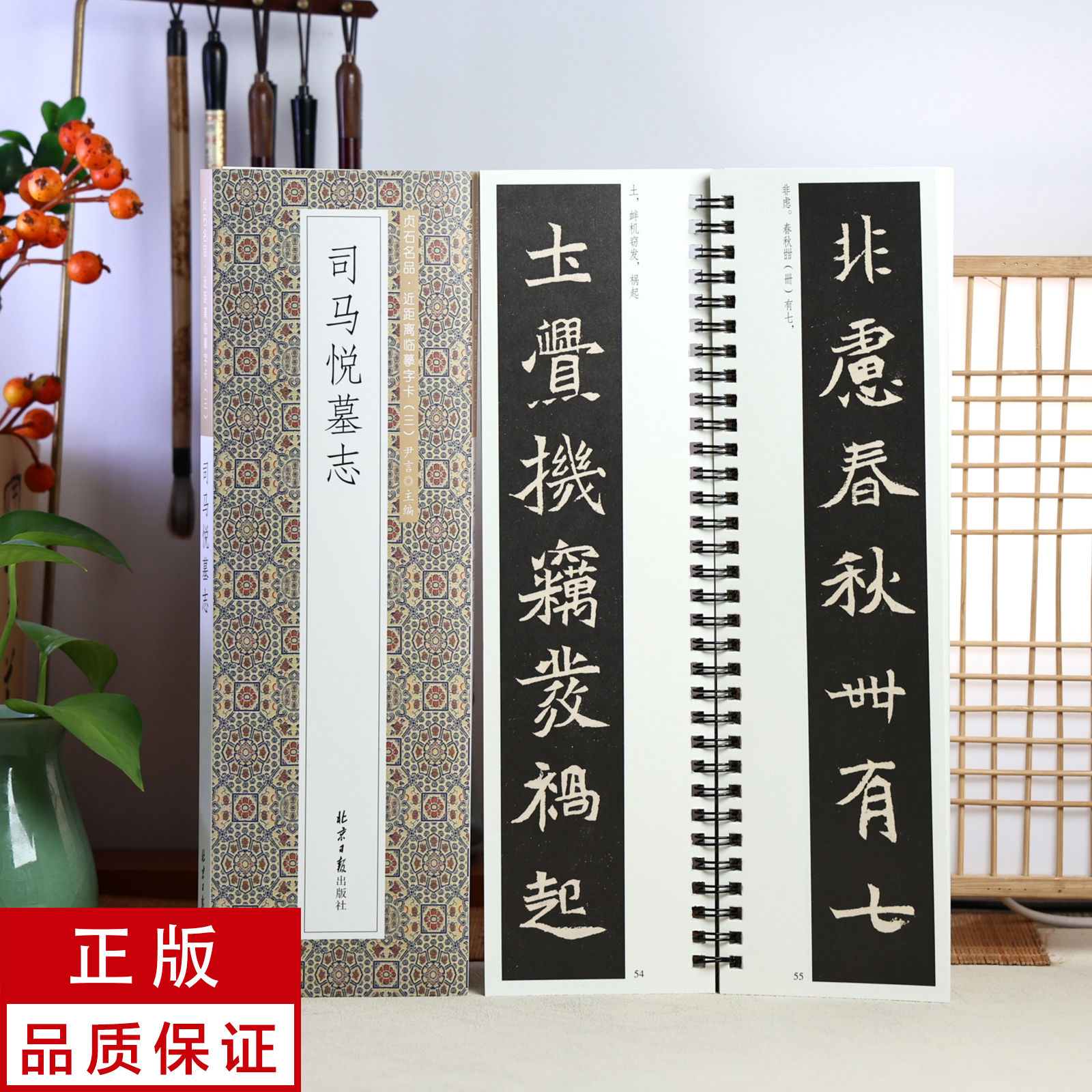 司马悦墓志 魏碑 静文轩近距离临摹字帖