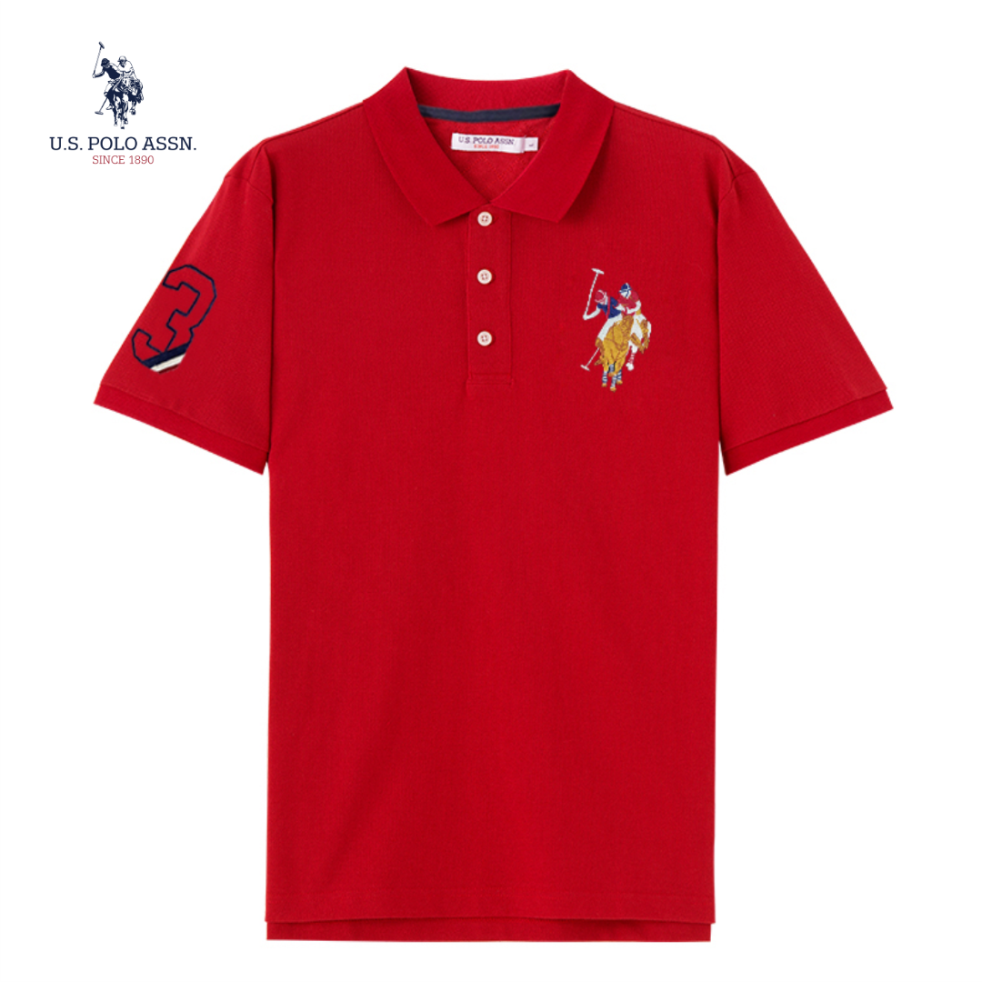 U.S. POLO ASSN.男士夏季新品POLO衫休闲运动马球短袖上衣2_服饰内衣