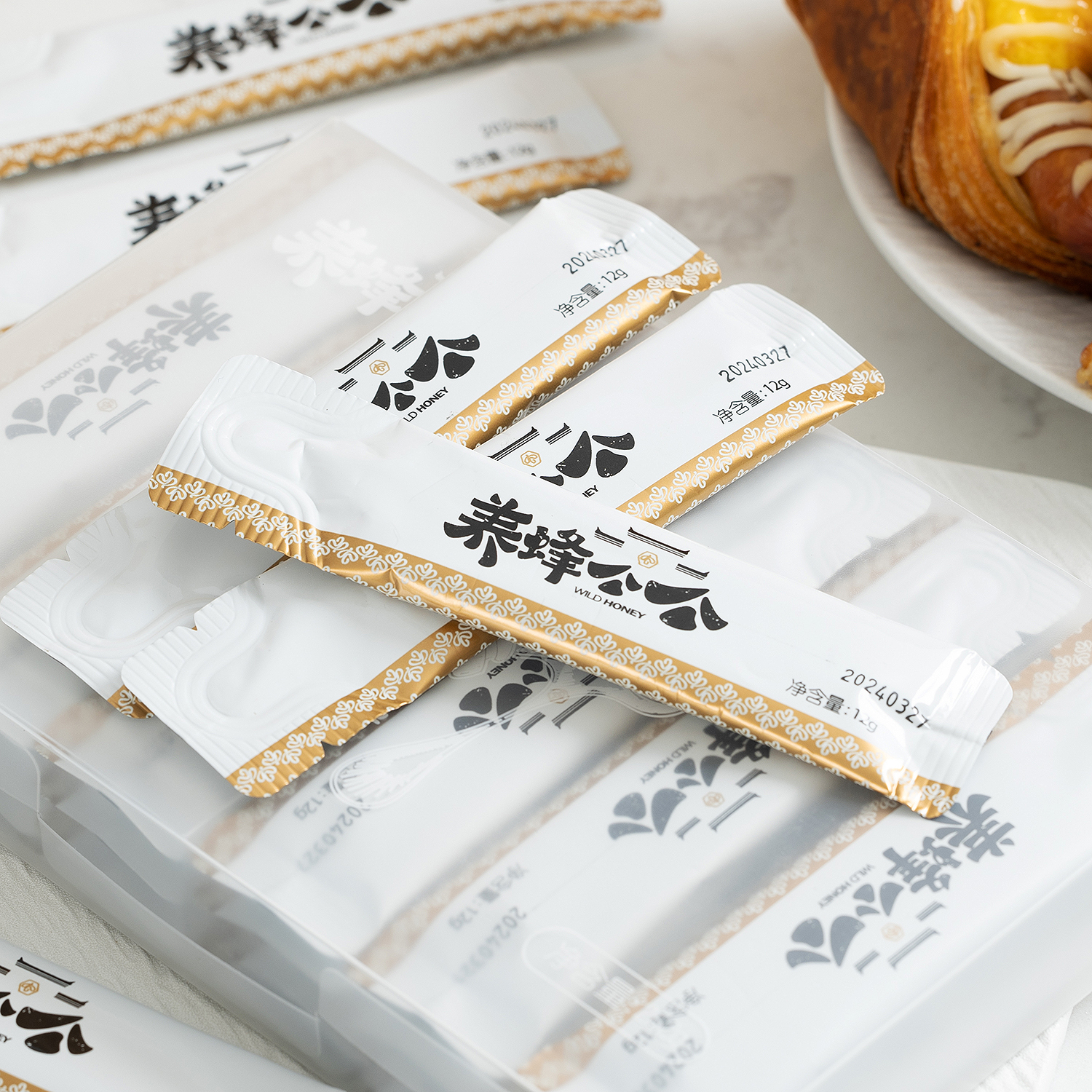 养蜂公公便携独立包装天然土蜂蜜便携 花香浓郁甜蜜冲泡12g*21条