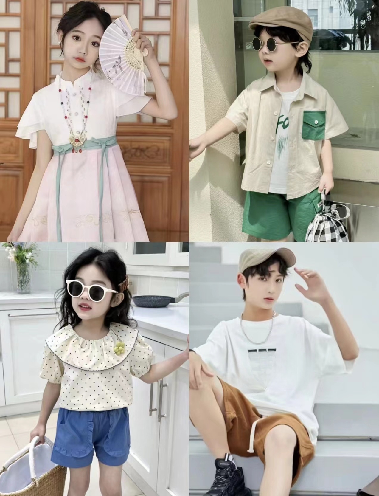 儿童休闲百搭洋气时尚裤子上衣