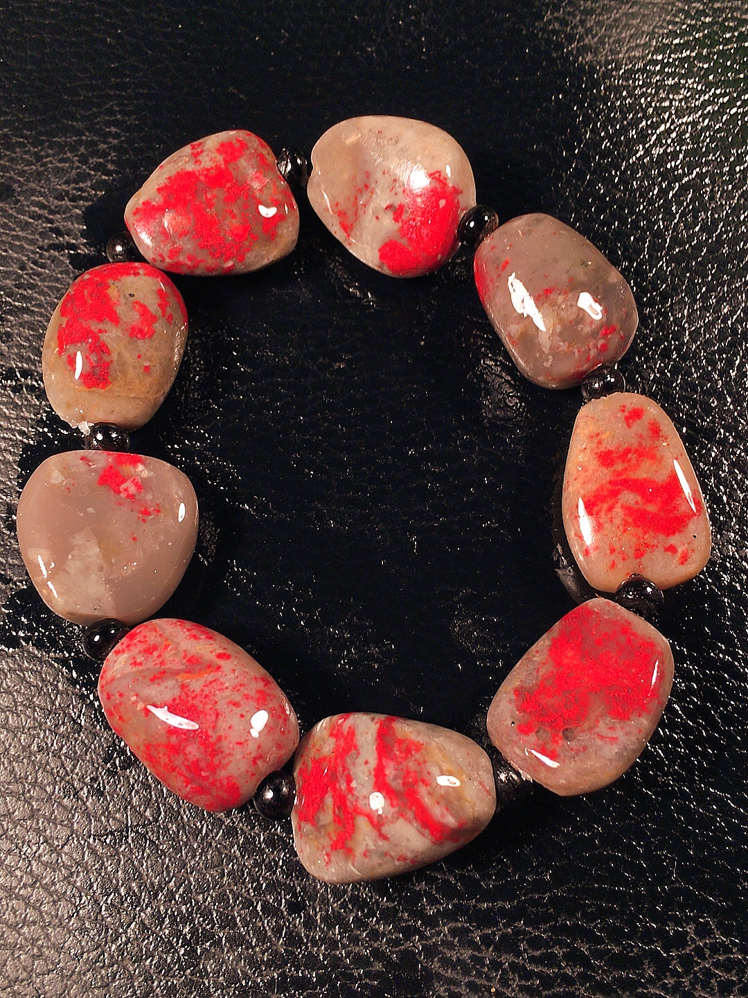 昌化鸡血石手串，价格实惠