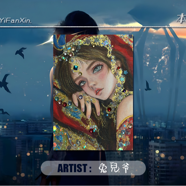 虎妞【拆盒】一番星《天上人间》手绘 收藏卡片 默认代拆