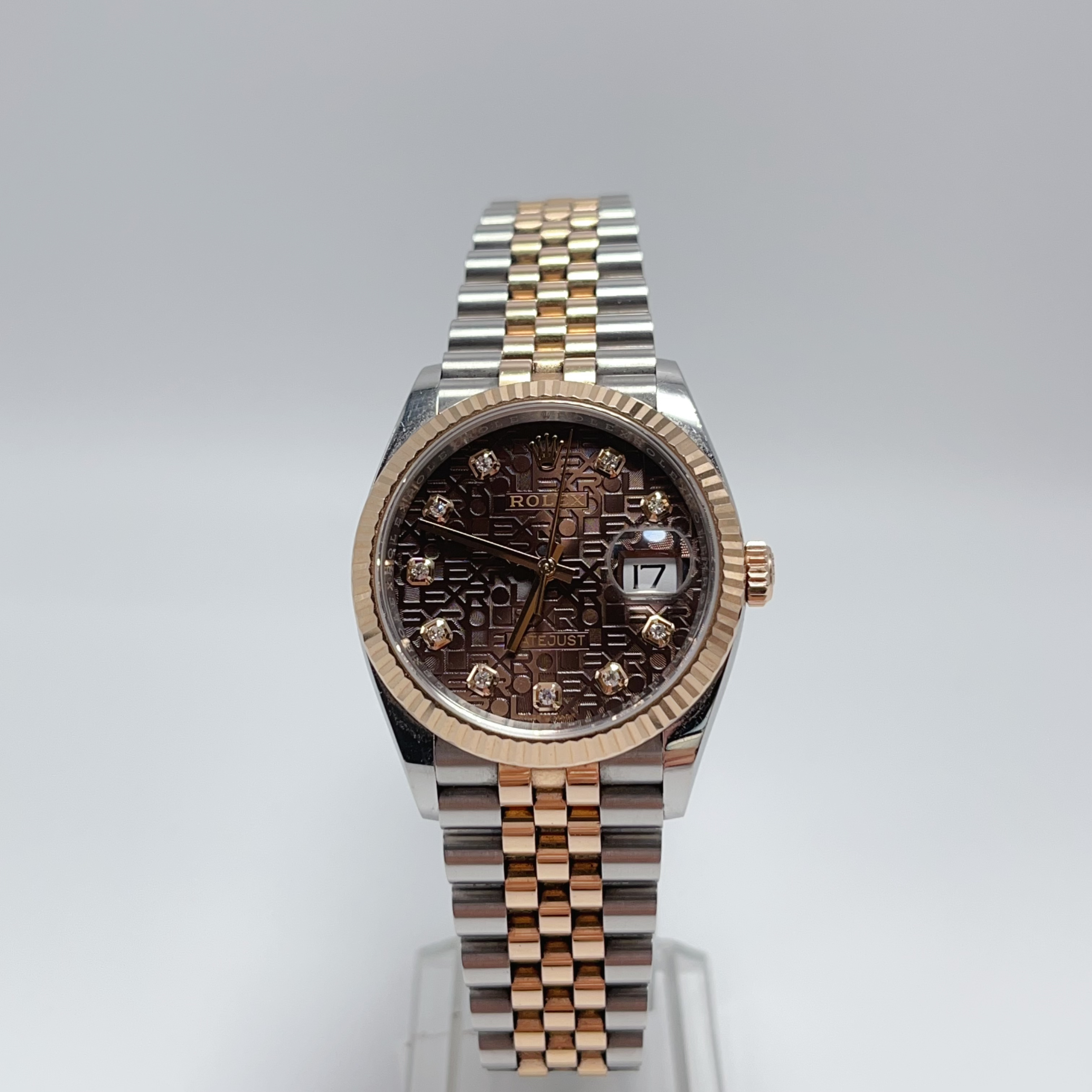 99新 Rolex/劳力士 126231/咖盘/19年/36mm/原盘原钻/自动机械
