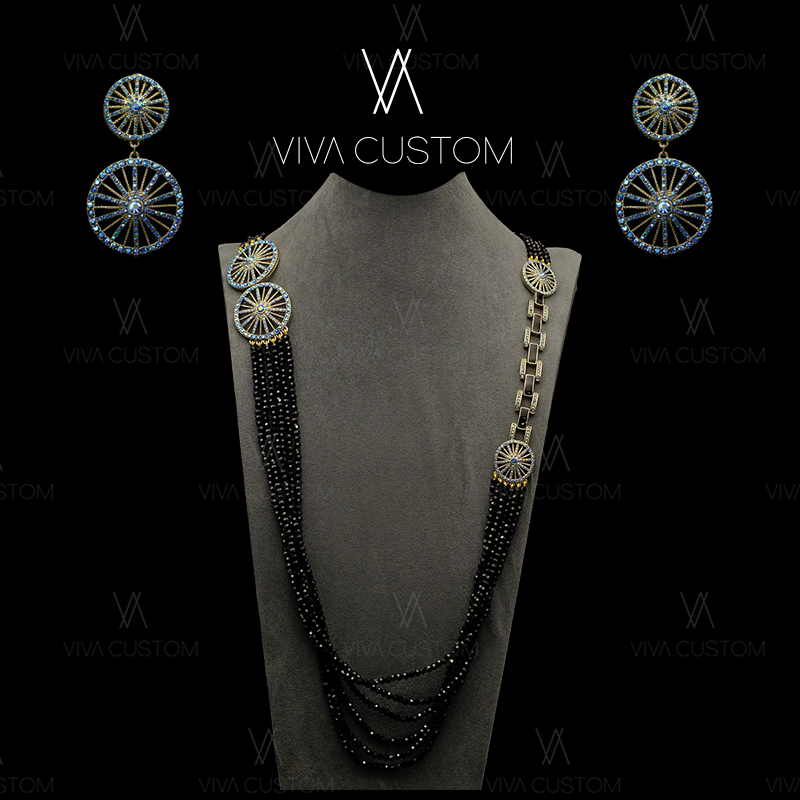 （HD系列）蓝海风暴轮转套装项链套装