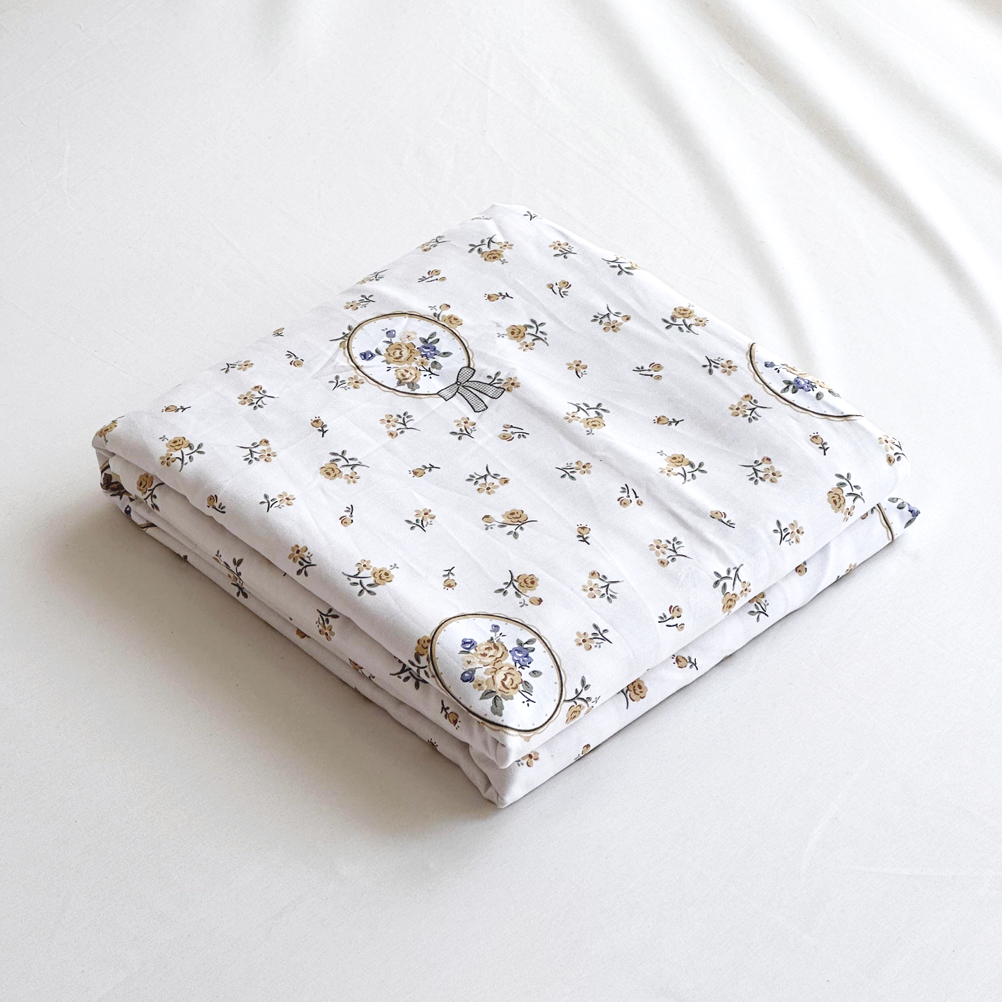 【京かわ会社】全棉匹马棉双人被罩 200*230cm 法风小香