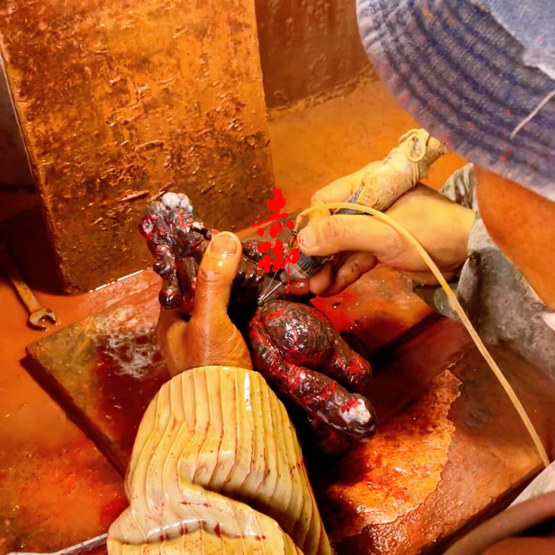 天然辰砂天然朱砂收藏小摆件孤品件