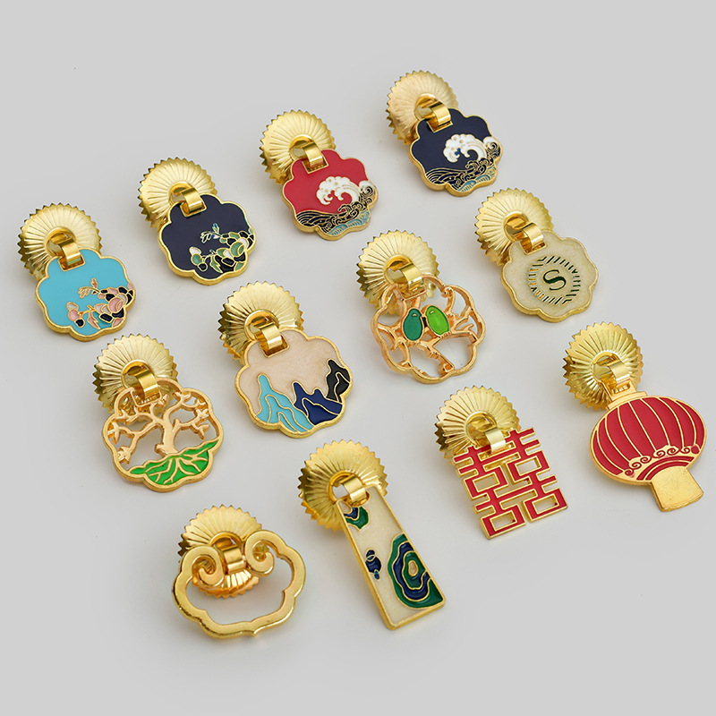 【创卓推荐】小抽屉拉手首饰盒包装盒茶盖盒包装盒拉扣双喜灯笼拉手