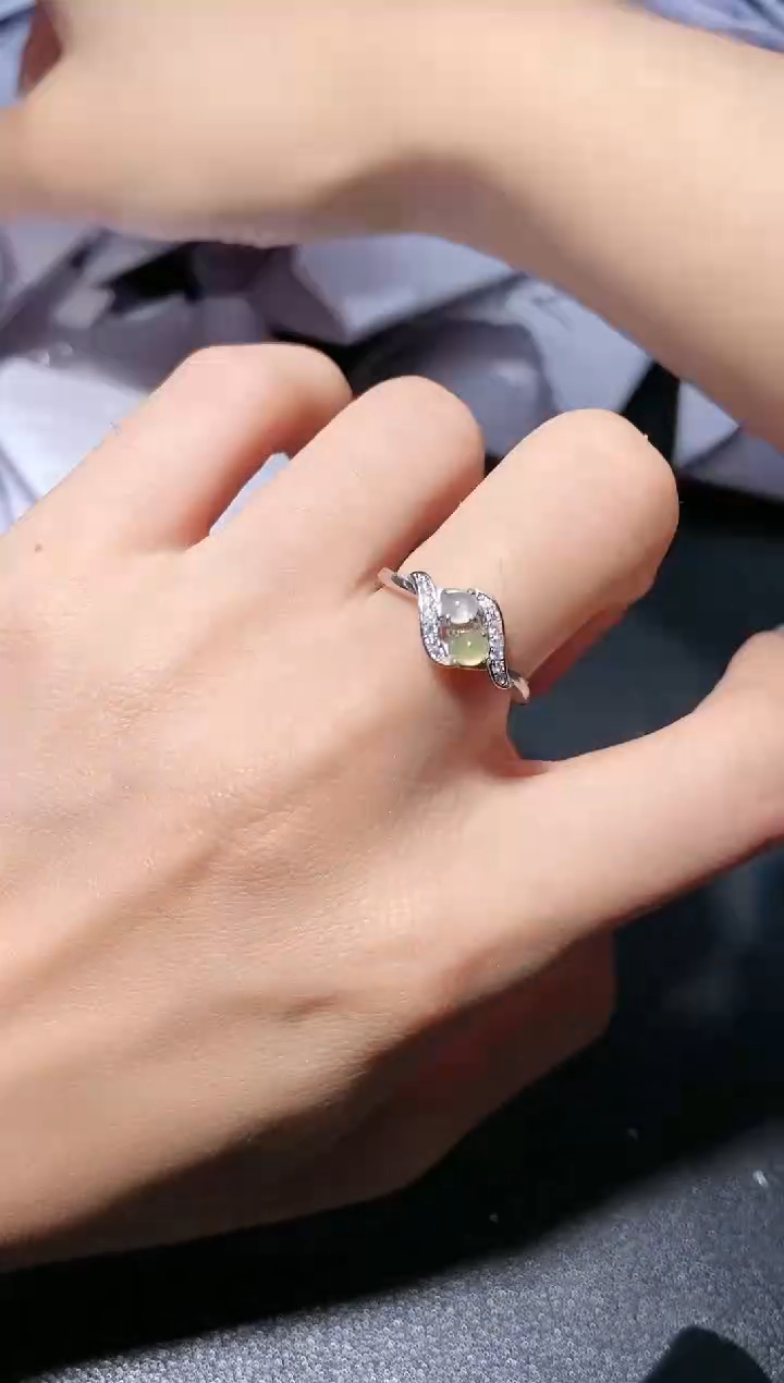 【闪购商品】翡翠吊坠(不含链)银S925镶嵌.