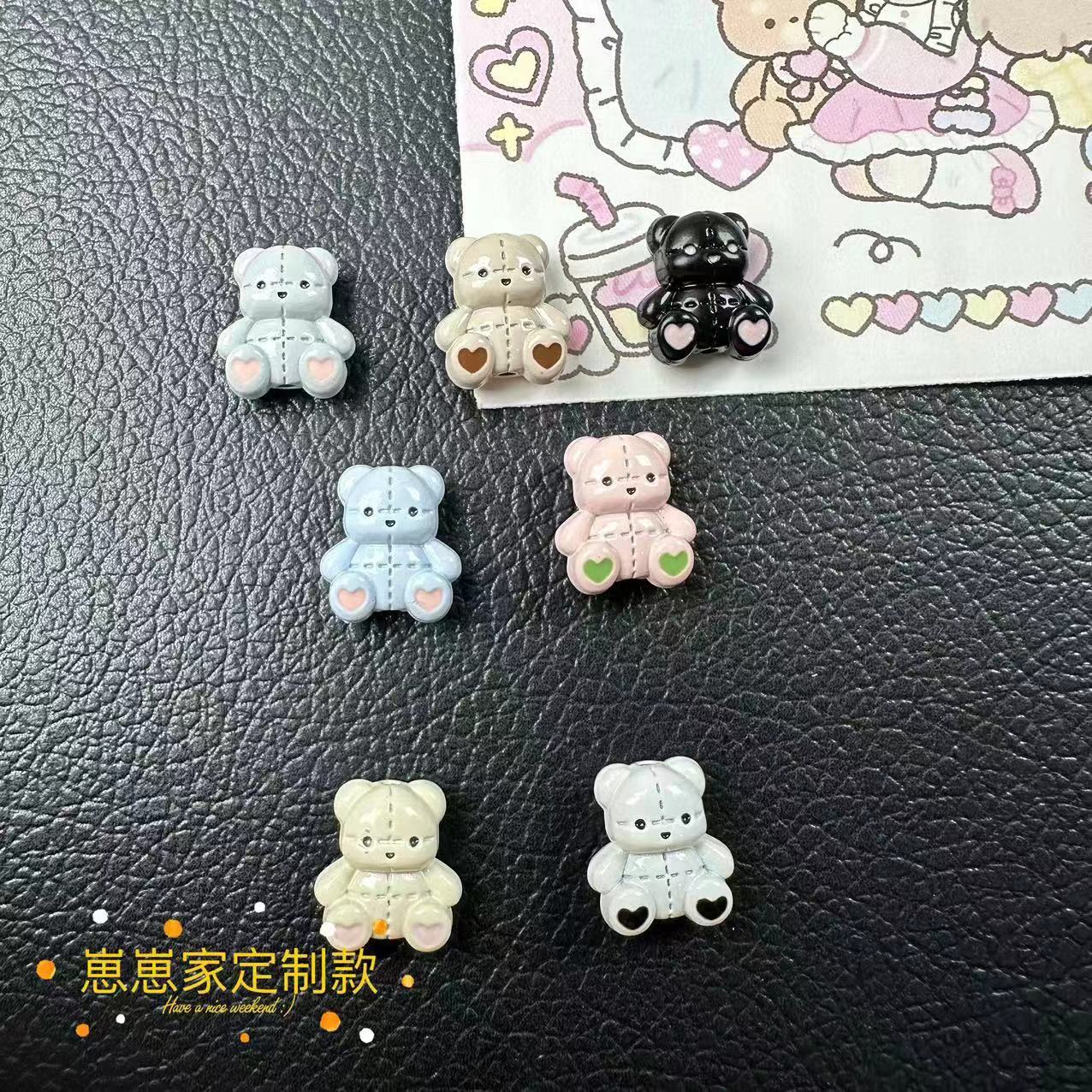 D号合金色系手机链新款合金链接潮流配饰新年串珠文玩配饰单珠