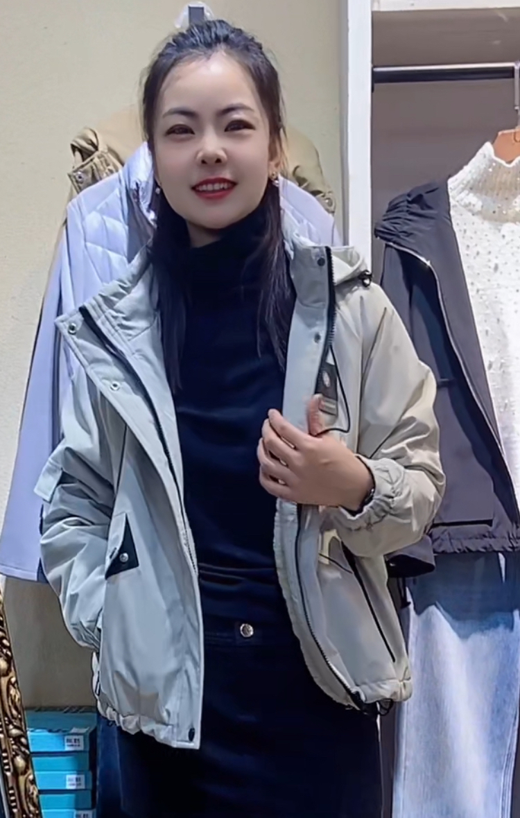 休闲宽松版加绒外套