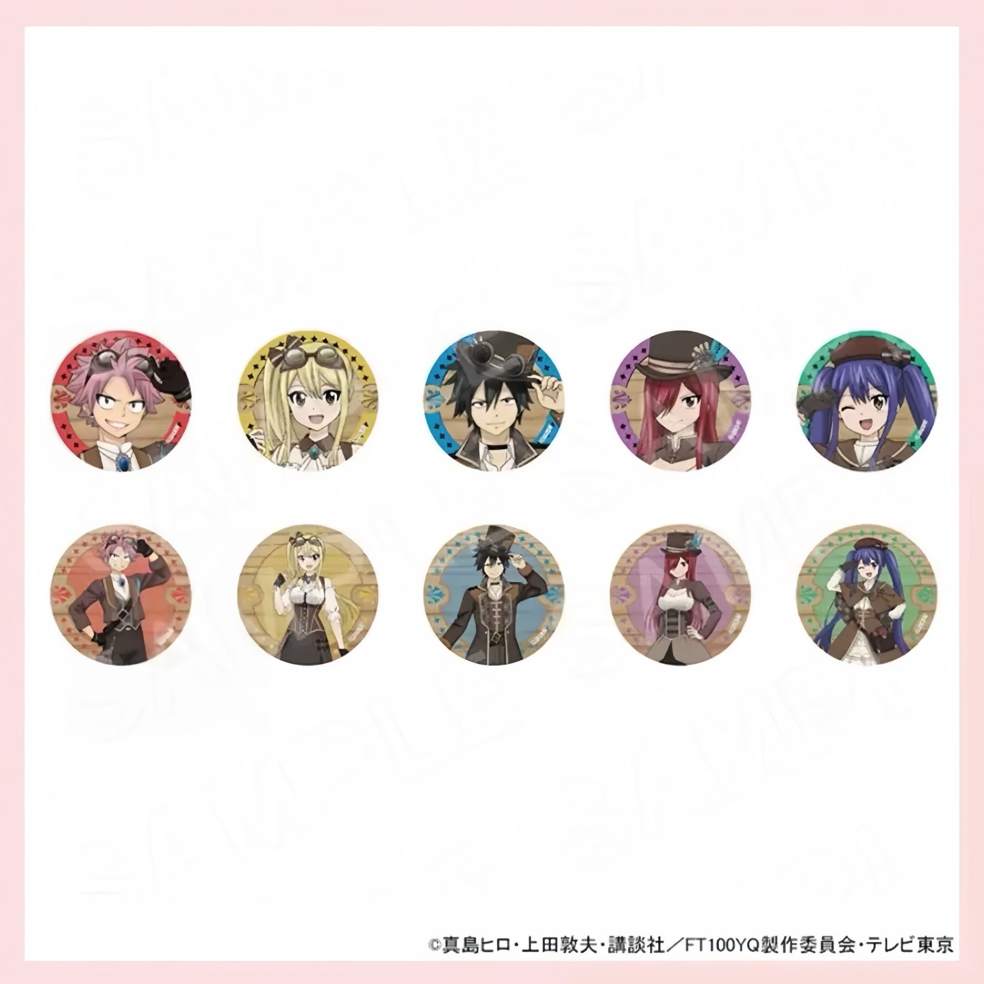 【妖精的尾巴】百年任务场贩正比Q版盲盒吧唧小卡