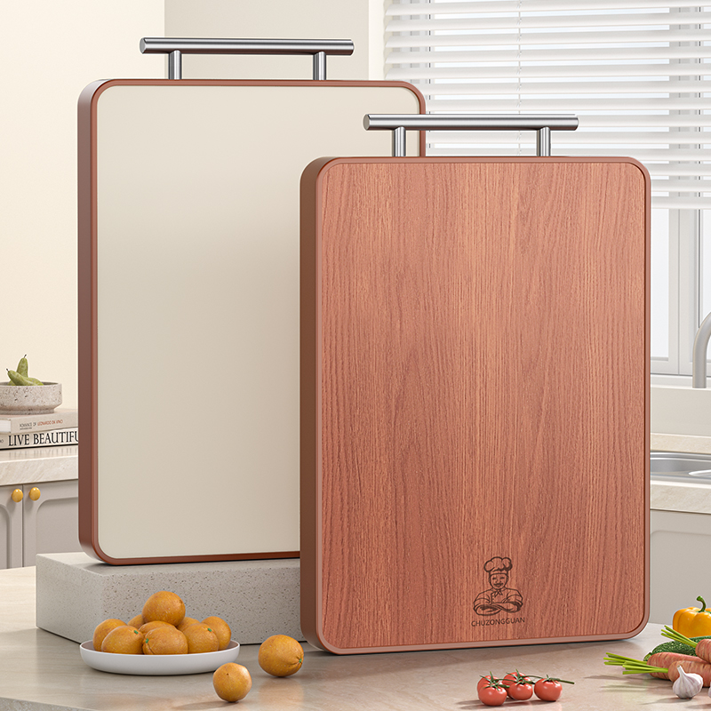 厨总管乌檀木PP菜板家用防霉大号加厚双面案板家用切菜板