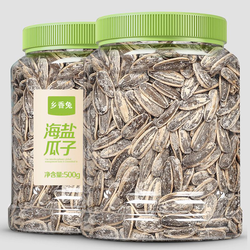 【小扬哥甄选】海盐味瓜子500g独立小包装袋装葵花籽年货网红大颗