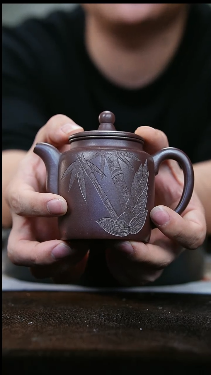 【闪购商品】紫砂茶壶7 底槽清 汲直壶