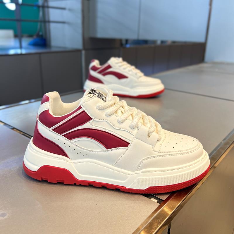 秋季小白鞋新款厚底运动休闲鞋男士潮流百搭学生韩版板鞋网红爆款