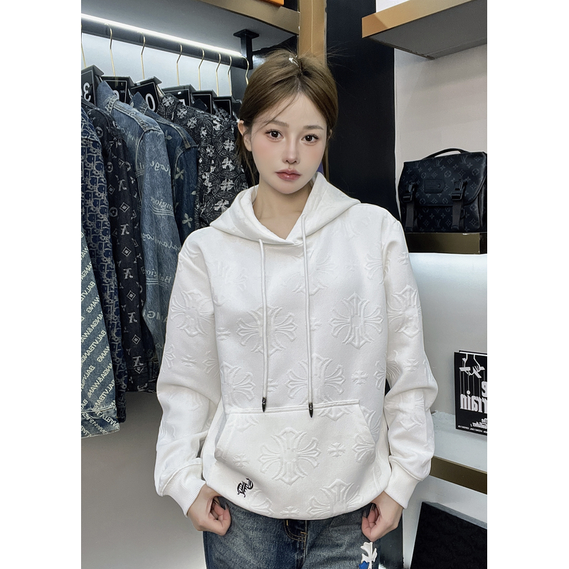 【怡宝专属】2024秋季新款百搭时尚潮流连帽卫衣1701