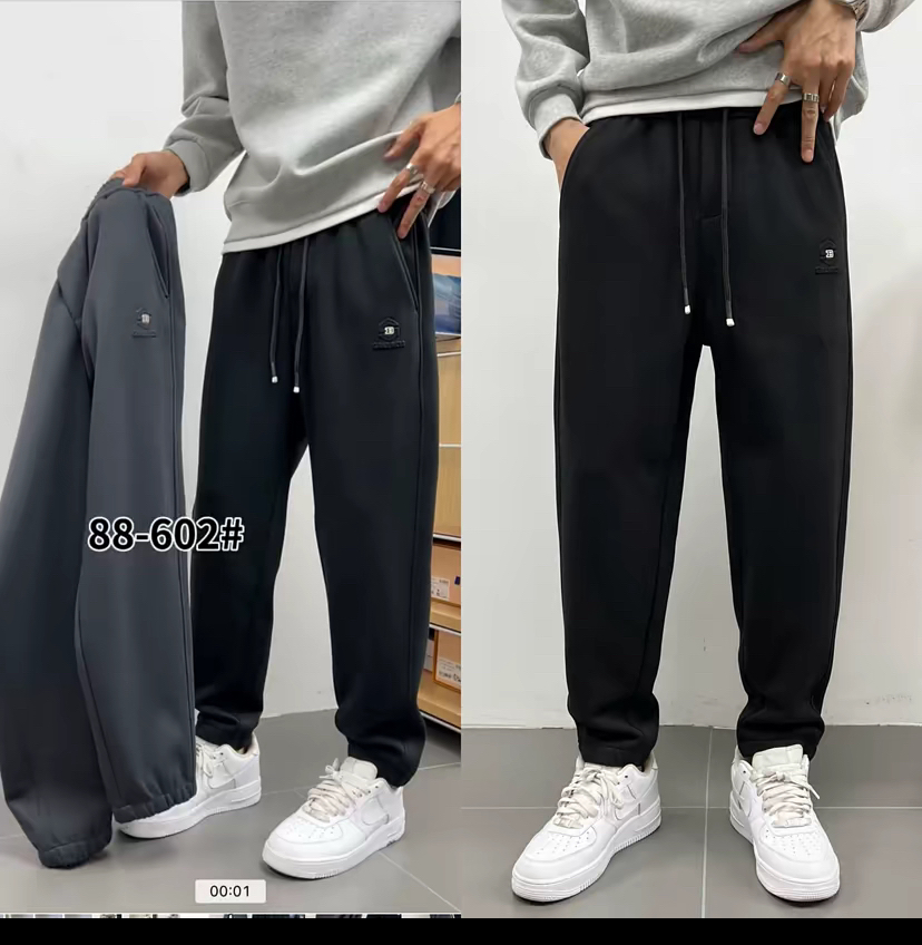 秋季新款男士休闲裤加绒8602款